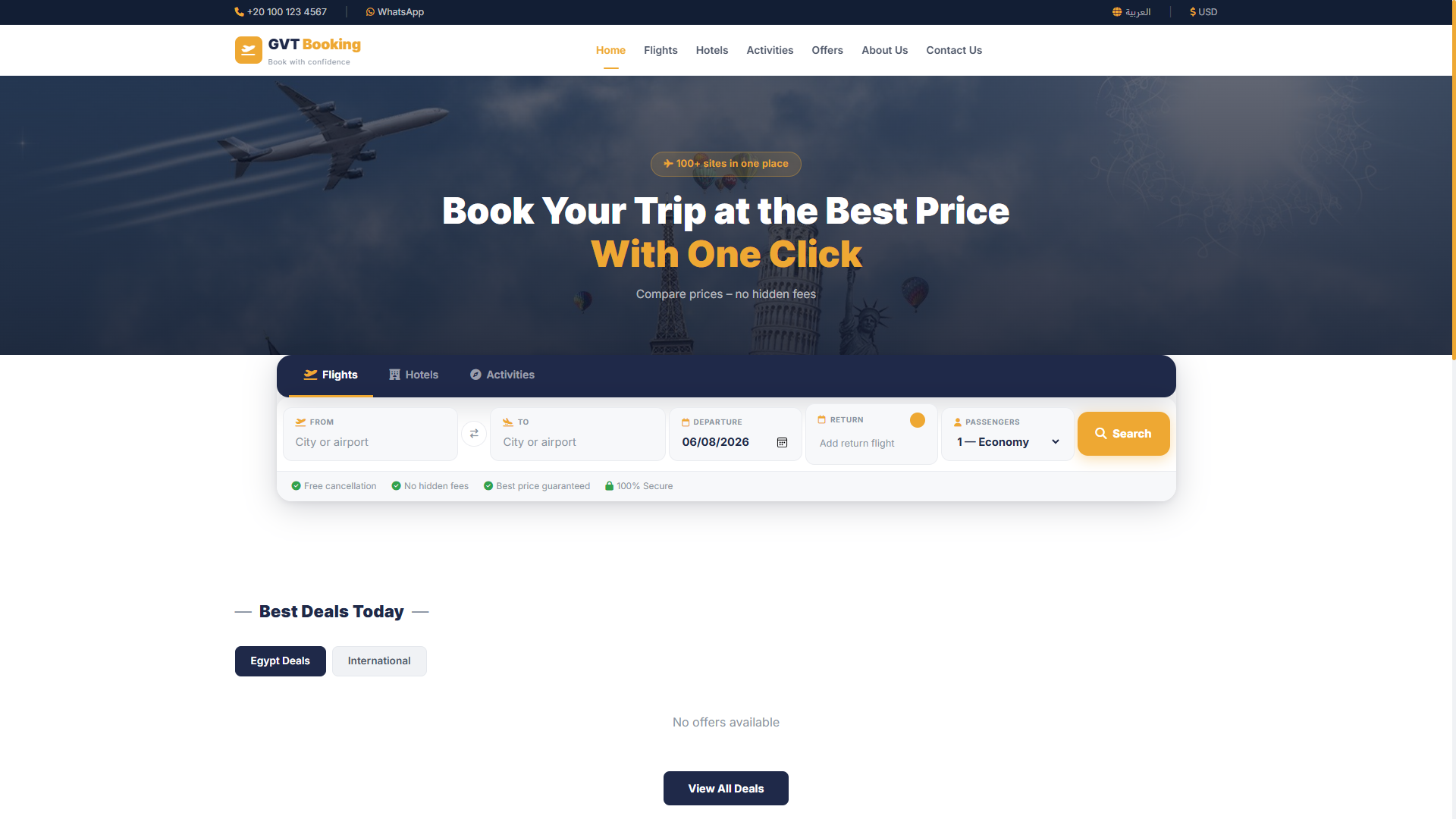 GVT Booking
